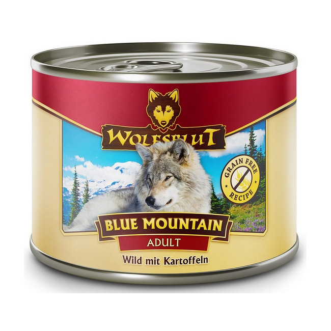 Wolfsblut Dog Blue Mountain - dziczyzna i ziemniaki puszka 200g