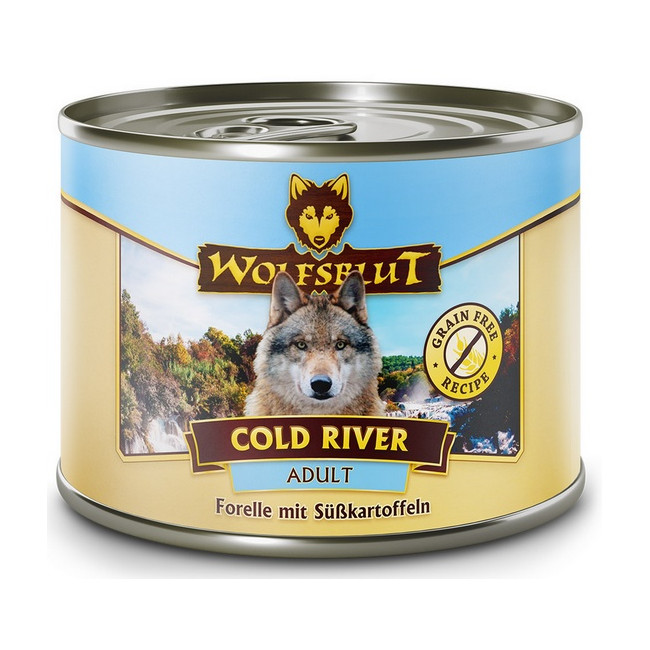 Wolfsblut Dog Cold River - pstrąg i bataty puszka 200g
