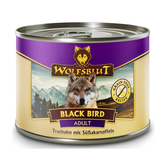 Wolfsblut Dog Black Bird - indyk i bataty puszka 200g