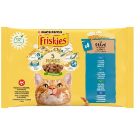 Friskies Mix Rybny w sosie saszetki 4x85g
