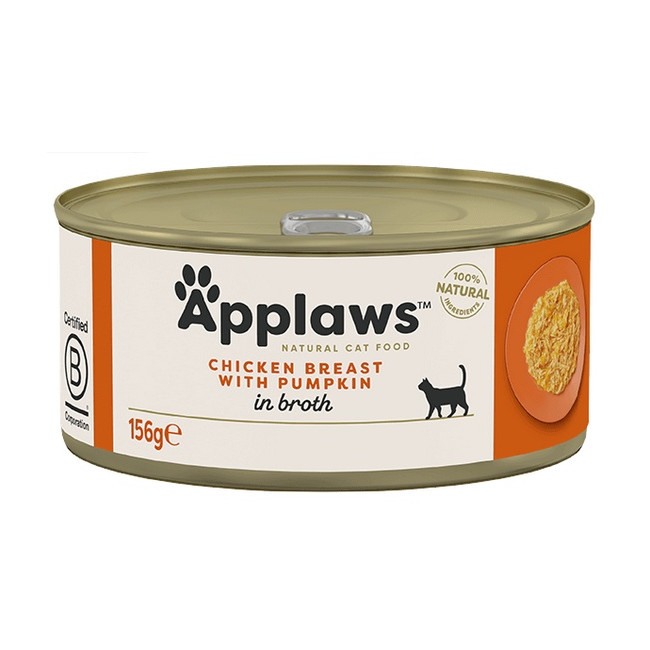 Applaws puszka dla kota Kurczak i Dynia 156g