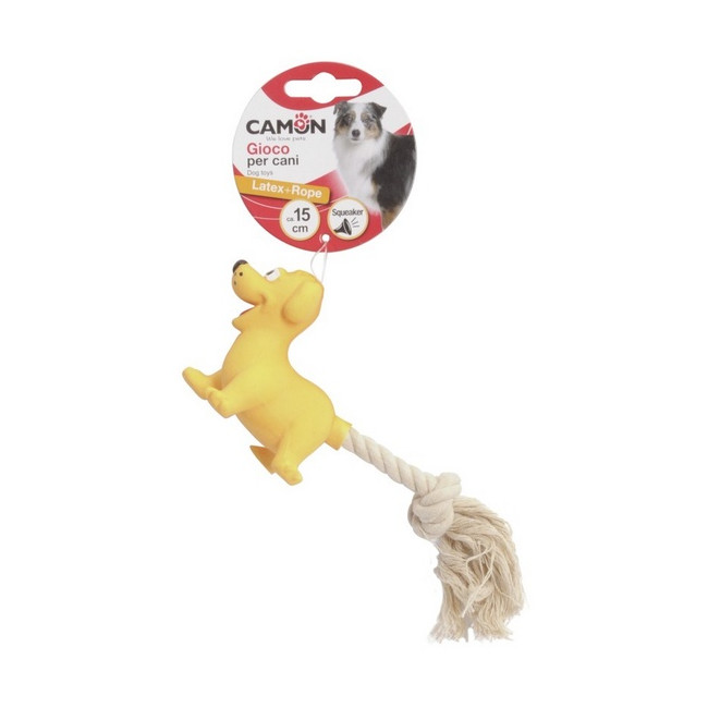 Camon Lateksowa zabawka z liną 15cm