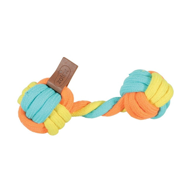Zolux Zabawka dla psa gryzak hantel sznur Twist 18cm