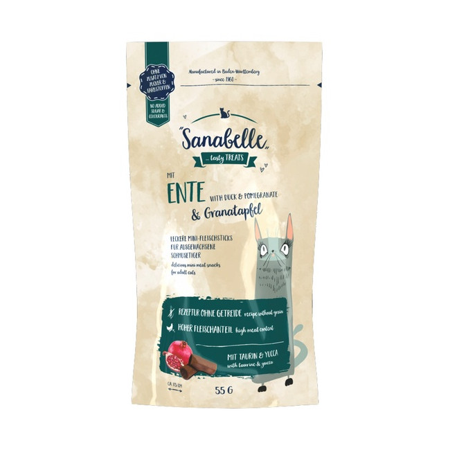 Sanabelle Snack Kaczka & Granat 55g