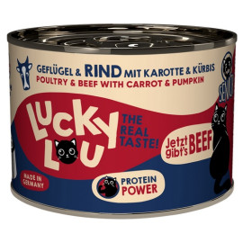 Lucky Lou Lifestage Senior Drób i wołowina puszka 200g