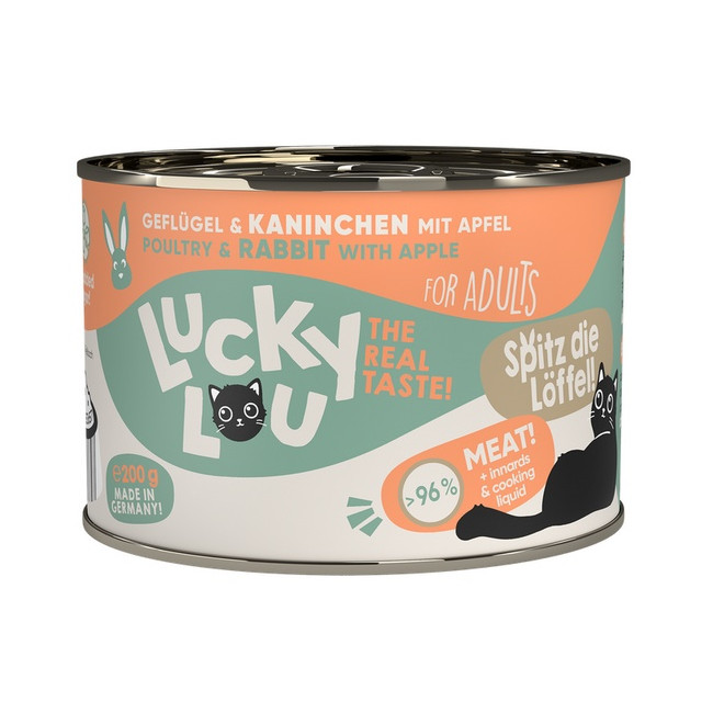 Lucky Lou Lifestage Adult Drób i królik puszka 200g