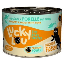 Lucky Lou Lifestage Adult Drób i pstrąg puszka 200g