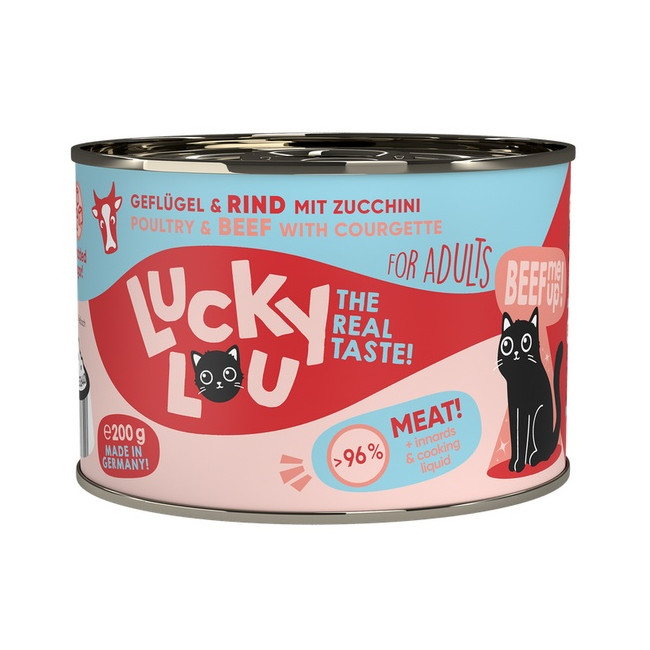 Lucky Lou Lifestage Adult Drób i wołowina puszka 200g