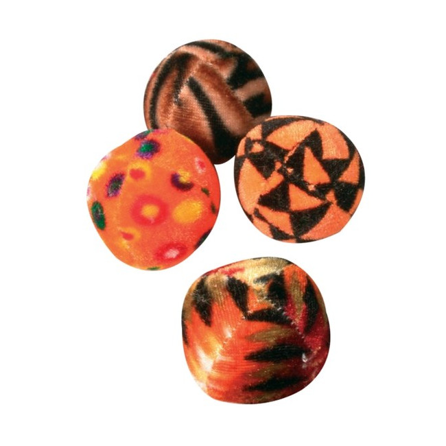 Zolux Piłki kolorowe dla kota - zestaw 4szt. [480418]