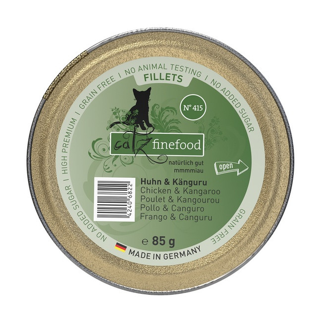 Catz Finefood Filety N.415 Kurczak/Kangur tacka 85g