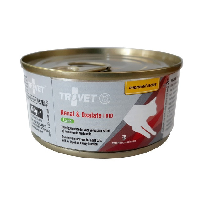 Trovet RID Renal & Oxalate dla kota jagnięcina puszka 100g