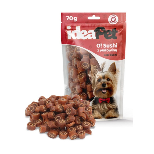 IdeaPet O! Sushi z wołowiną 70g
