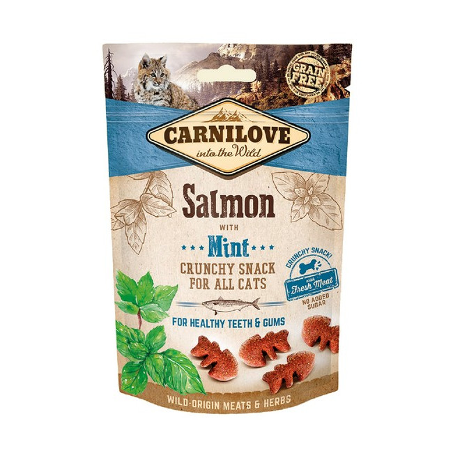 Carnilove Cat Snack Fresh Crunchy Salmon+Mint 50g