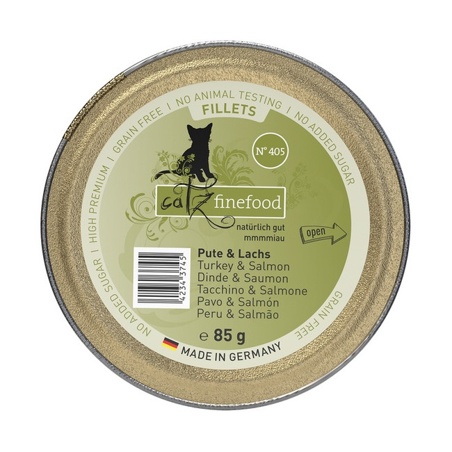 Catz Finefood Filety N.405 Indyk/Łosoś tacka 85g