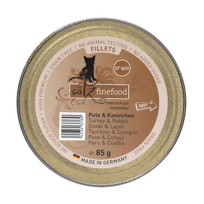 Catz Finefood Filety N.409 Indyk/Królik tacka 85g