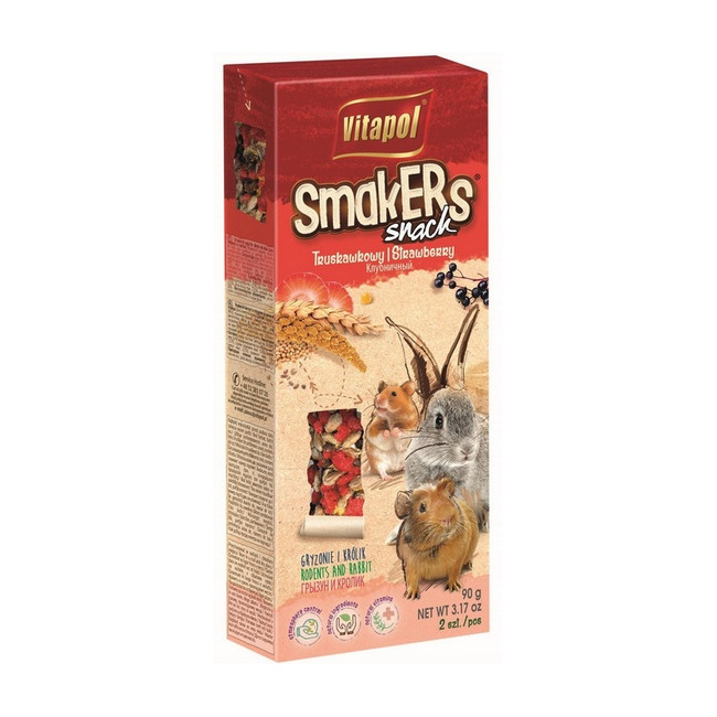 Vitapol Smakers dla gryzoni - truskawkowy 2szt [1117]