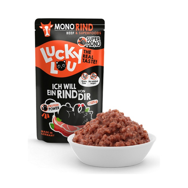 Lucky Lou SuperMono Wołowina saszetka 125g