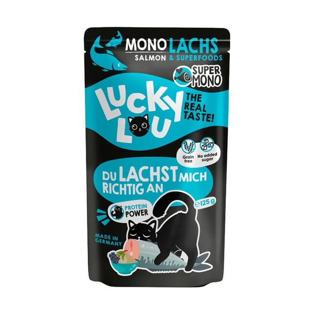 Lucky Lou SuperMono Łosoś saszetka 125g