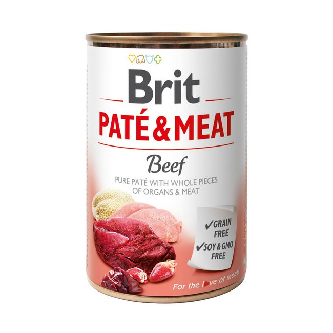 Brit Pate & Meat Dog Beef puszka 400g