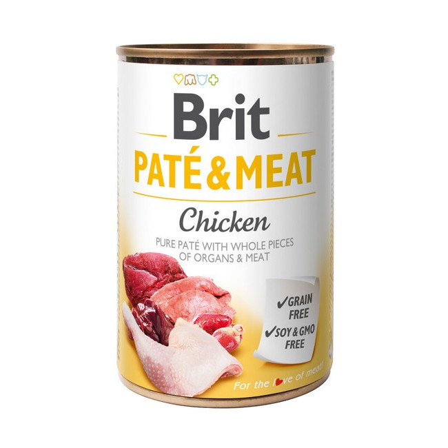 Brit Pate & Meat Dog Chicken puszka 400g