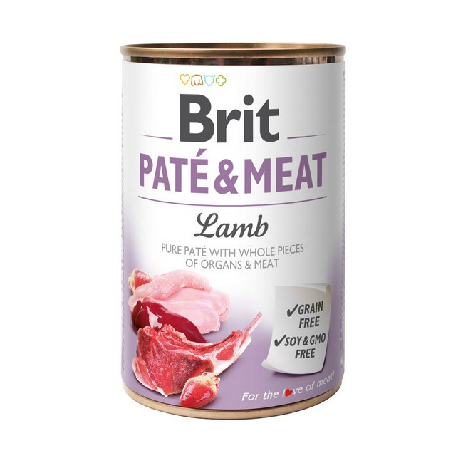 Brit Pate & Meat Dog Lamb puszka 400g