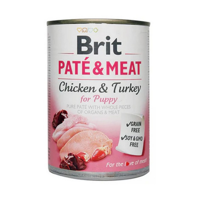 Brit Pate & Meat Dog Puppy puszka 400g