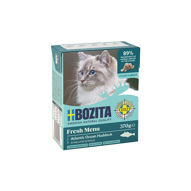 Bozita z Rybą Morską (dorszem) kawałki w galaretce kartonik 370g