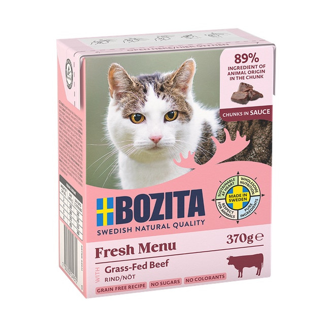 Bozita z Wołowiną kawałki w sosie kartonik 370g