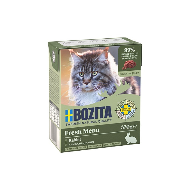 Bozita z Królikiem kawałki w galaretce kartonik 370g