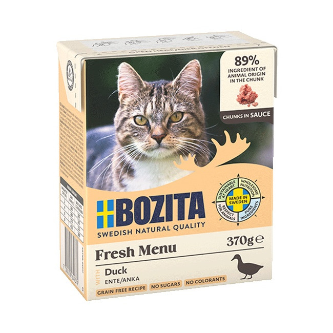 Bozita z Kaczką kawałki w sosie kartonik 370g