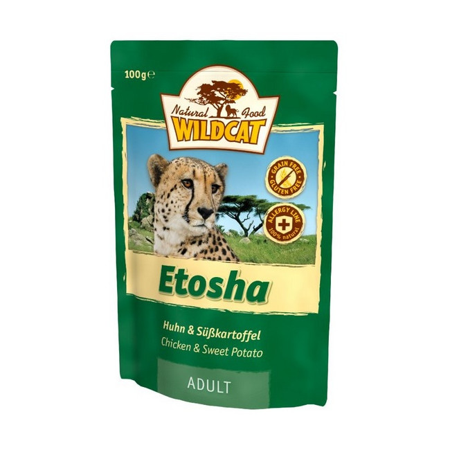 Wildcat Etosha - kurczak i bataty saszetka 100g