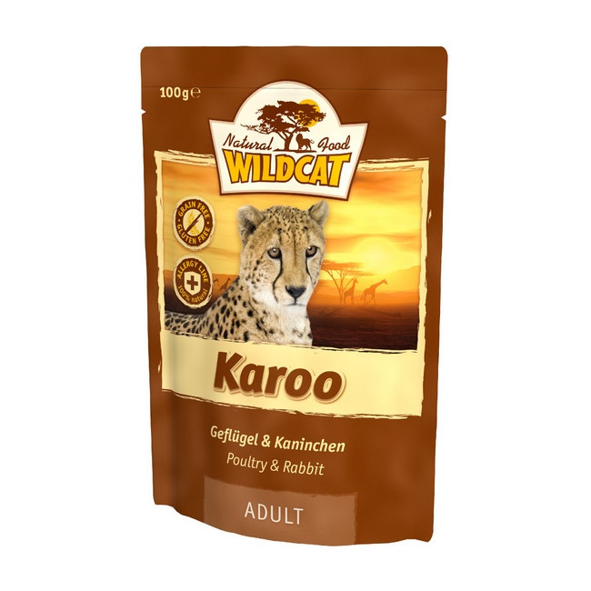 Wildcat Karoo - królik i drób saszetka 100g