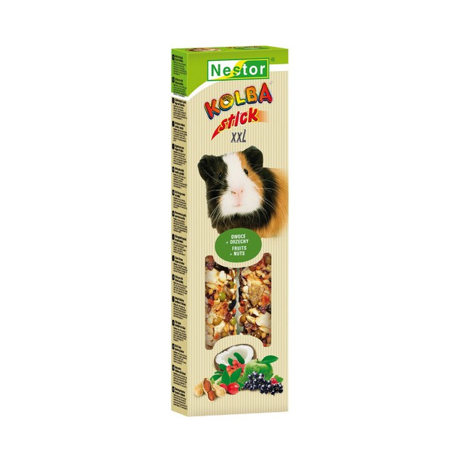 Nestor Kolba XXL Gryzoń duży - owoc i orzech 2szt