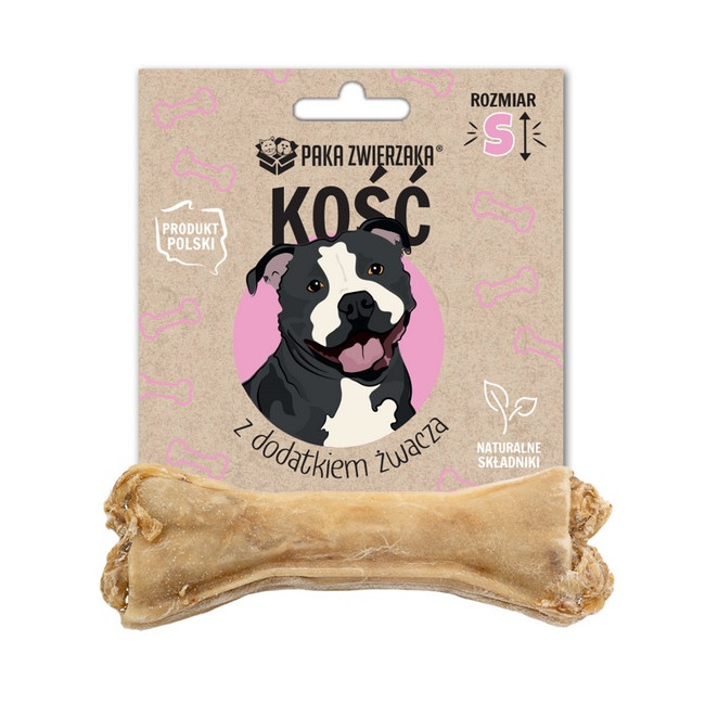 Paka Zwierzaka Kość z dodatkiem żwacza S 10cm