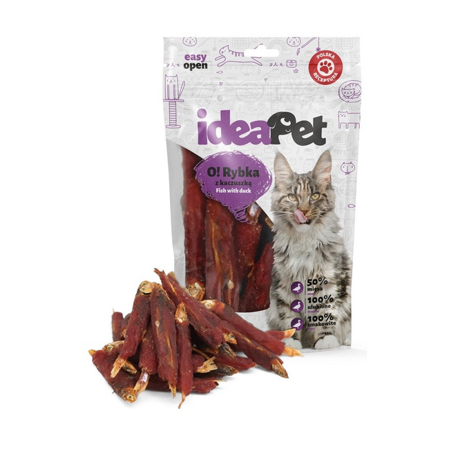 IdeaPet O! Kot Ryba z kaczką 60g
