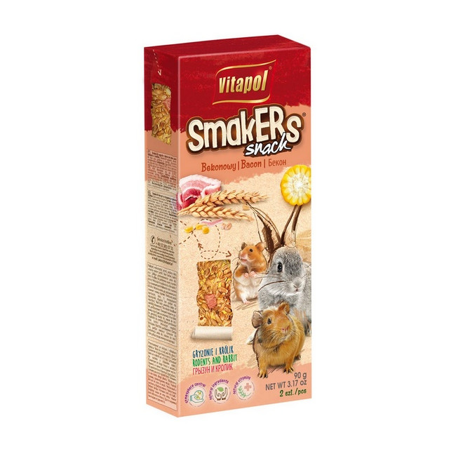 Vitapol Smakers dla gryzoni - bekonowy 2szt [1119]