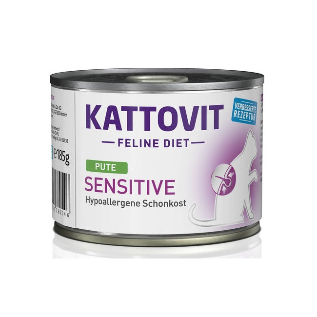 Kattovit Feline Diet Sensitive indyk puszka 185g