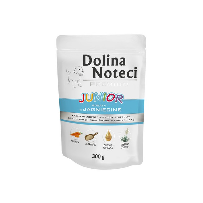 Dolina Noteci Premium Pies Junior Jagnięcina saszetka 300g