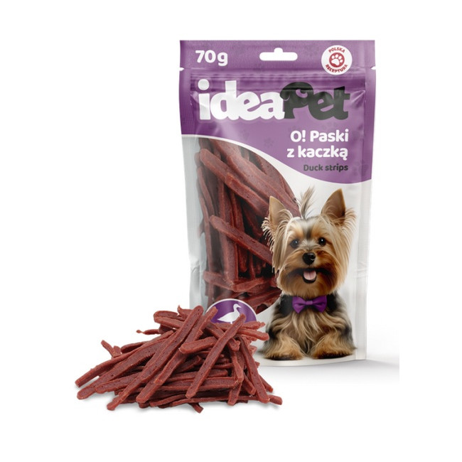 IdeaPet O! Paski z kaczką 70g