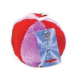 Yarro piłka pluszowa czerwono-fioletowa 12cm [Y0026]