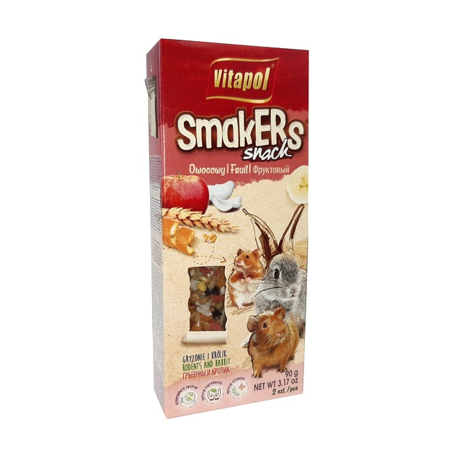 Vitapol Smakers dla gryzoni - owocowy 2szt [1107]