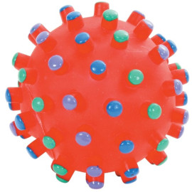 Zolux Zabawka winylowa piłka z wypustkami 7cm [480782]