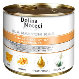 Dolina Noteci Premium Pies Mały Bażant, dynia i makaron puszka 185g
