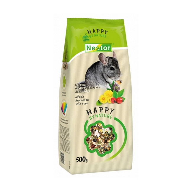 Nestor Pokarm Szynszyla dzika róża, lucerna, mniszek lekarski 700ml