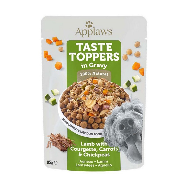 Applaws Taste Toppers Saszetka dla psa - jagnięcina, cukinia i marchew w sosie 85g