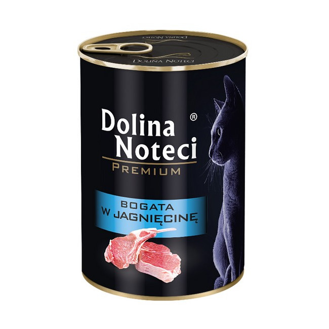 Dolina Noteci Premium Kot Bogata w jagnięcinę puszka 400g