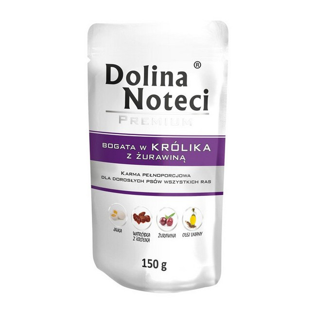 Dolina Noteci Premium Pies Królik i żurawina saszetka 150g