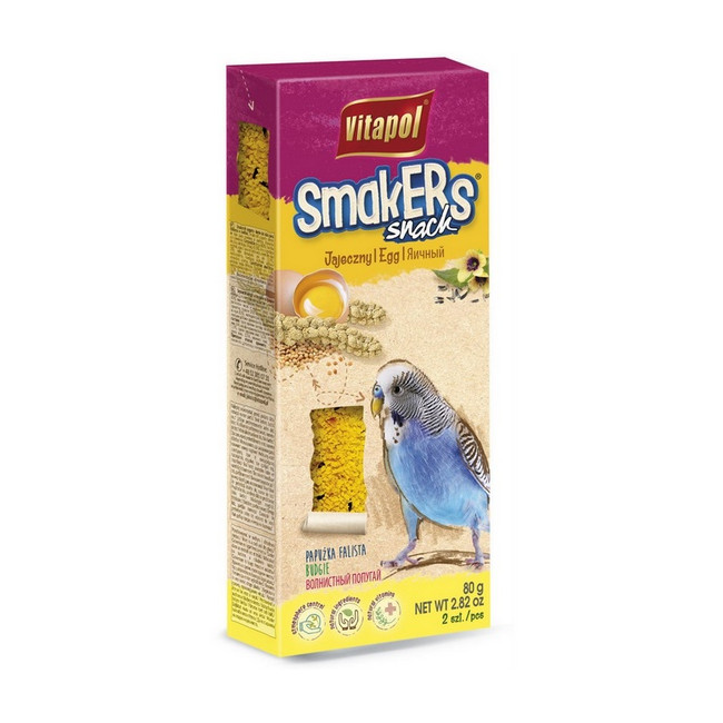 Vitapol Smakers dla papugi falistej - jajeczny 2szt [2106]