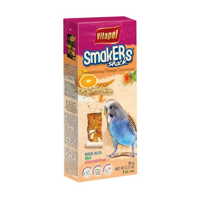 Vitapol Smakers dla papugi falistej - pomarańczowy 2szt [2115]