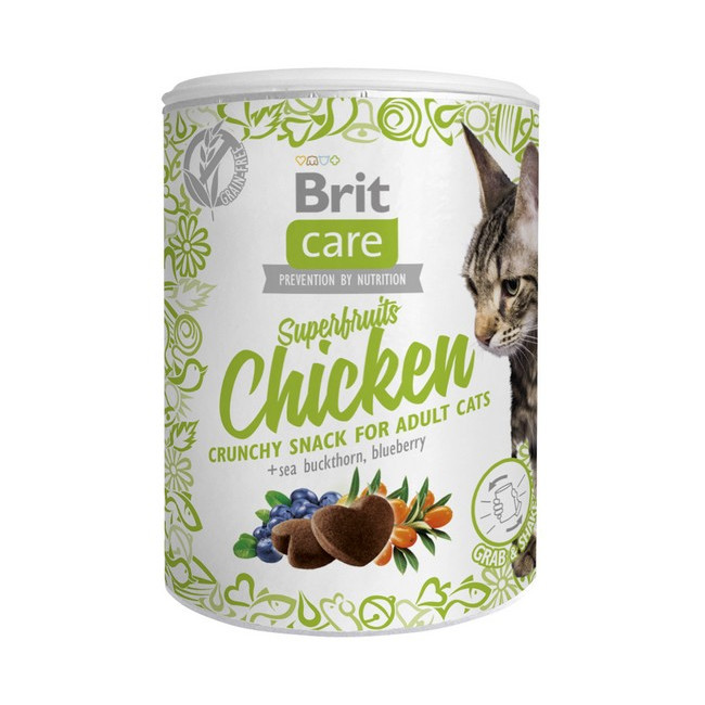 Brit Care Cat Snack Superfruits Chicken 100g